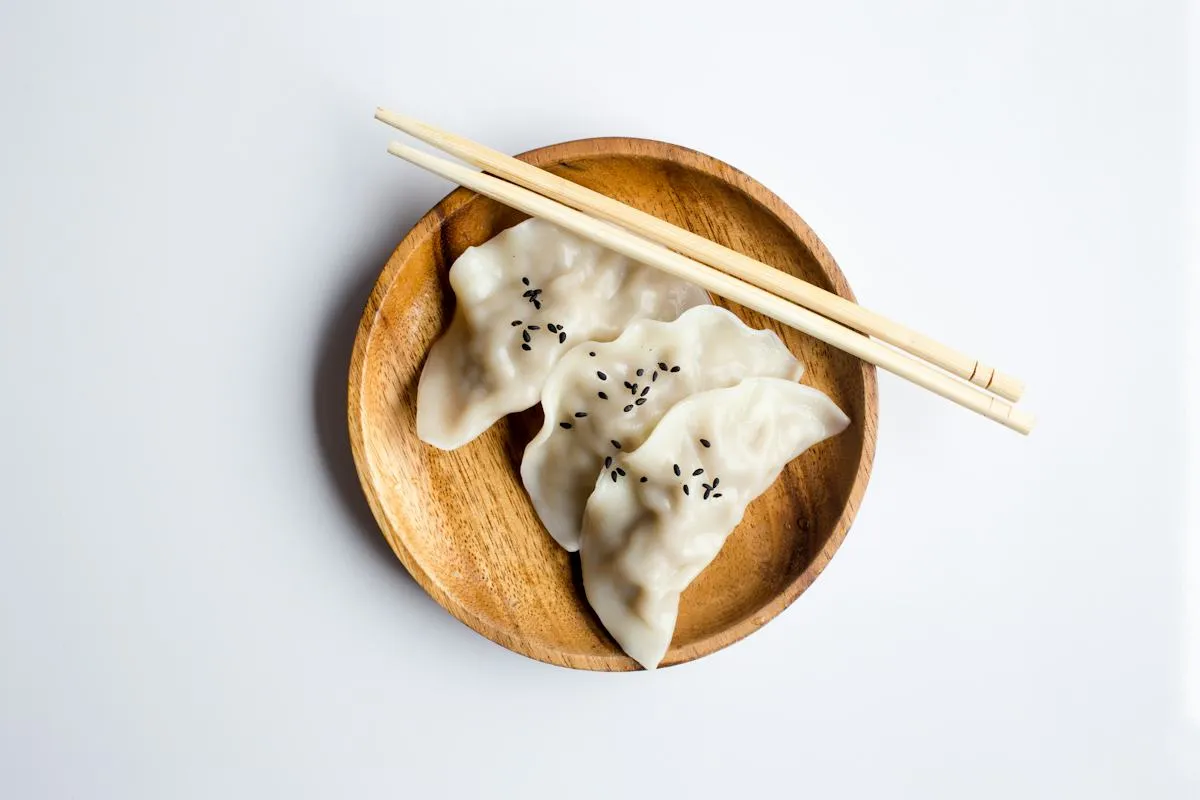 Beautifully prepared meal on a white plate